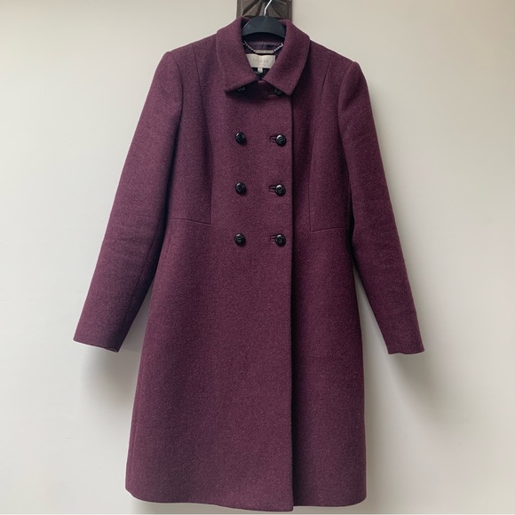 Hobbs Fonda Wool Blend Coat size UK 12 - Picture 8 of 12